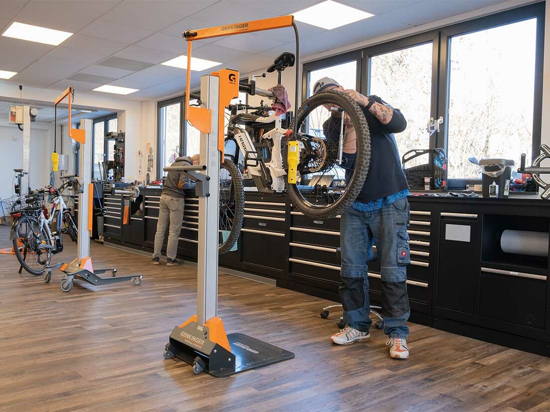 Genkinger Bike Systems Bklifter A, B, C und D in stationärer und mobiler Ausführung