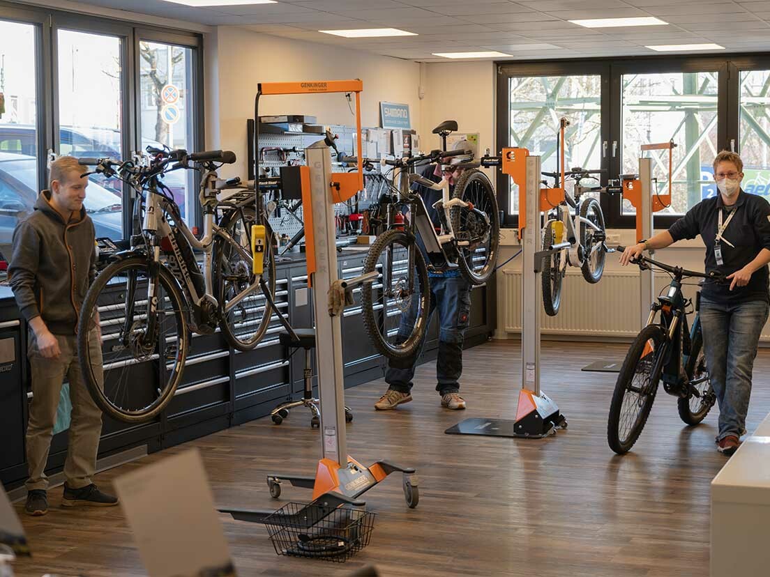 Genkinger Bike Systems Bike Lifter A und B in mobiler Ausführung