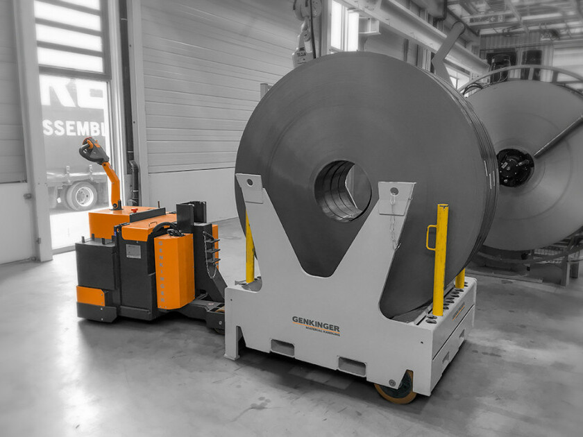Coiltransport in der Stanzproduktion